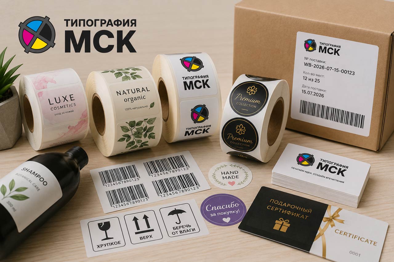 Печать для Wildberries, Ozon, Яндекс.Маркет Печать для маркетплейсов